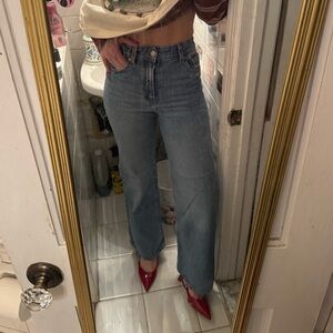 H&M Light Blue Straight Leg Jeans